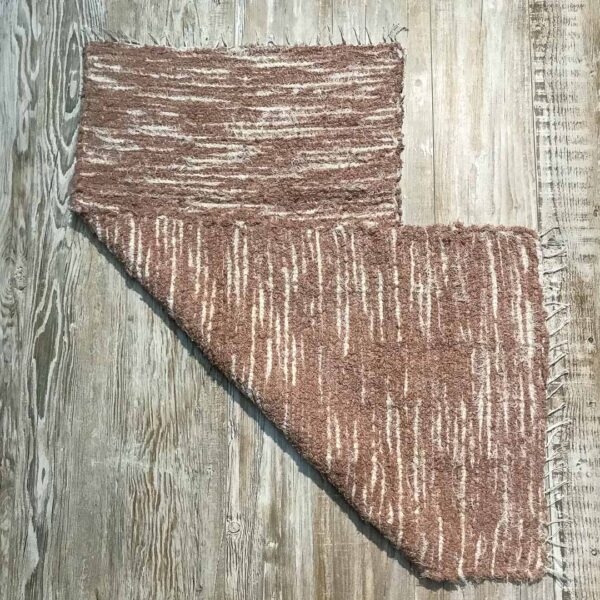 Baumwollteppich Chenille Gestreift – Bild 3