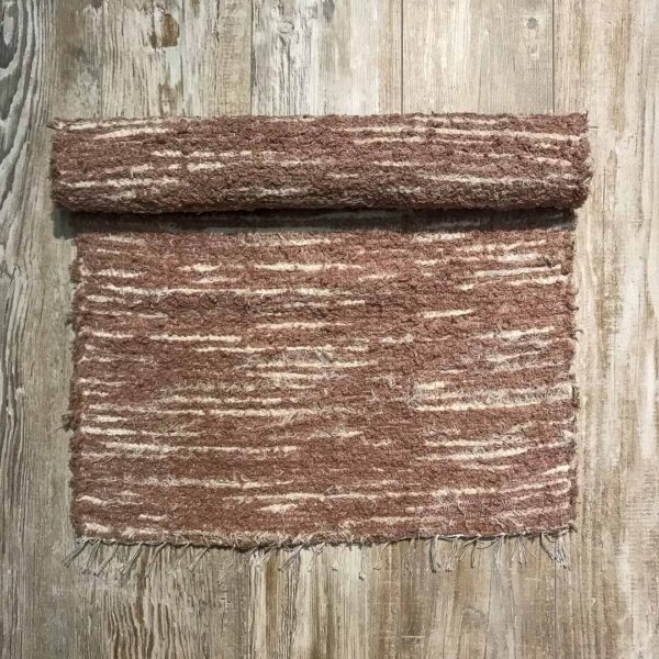 Baumwollteppich Chenille Gestreift – Bild 2