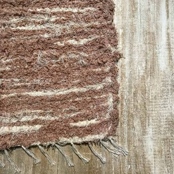 Baumwollteppich Chenille Gestreift – Bild 13
