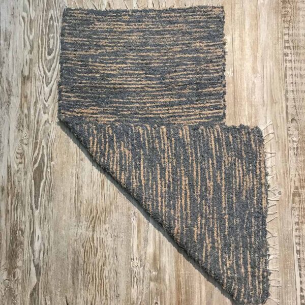 Baumwollteppich Chenille Gestreift – Bild 11
