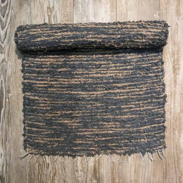 Baumwollteppich Chenille Gestreift – Bild 8
