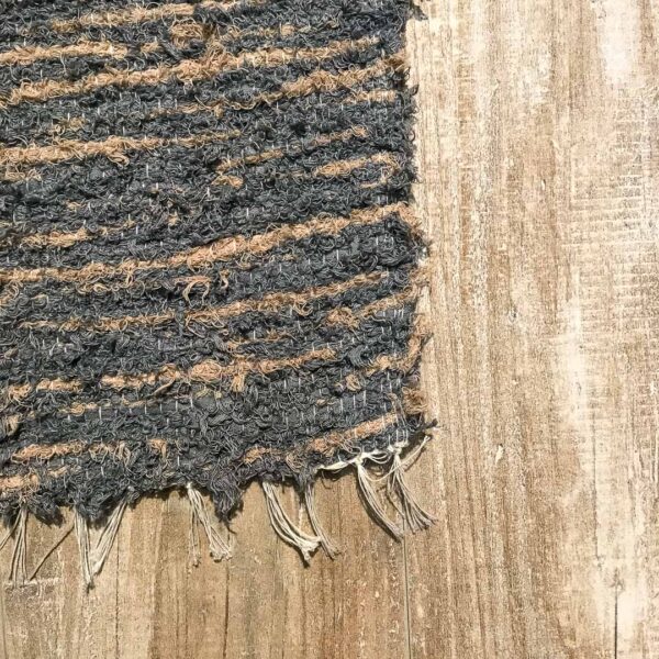 Baumwollteppich Chenille Gestreift – Bild 7