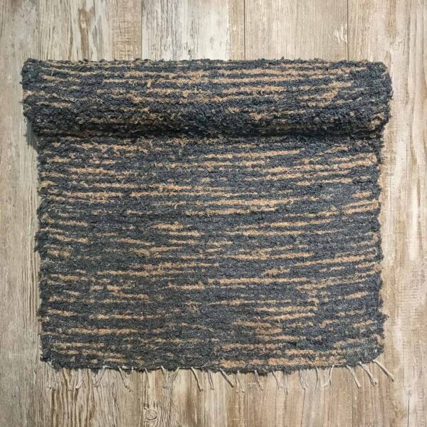 Baumwollteppich Chenille Gestreift – Bild 5