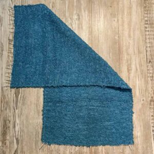 Baumwollteppich Chenille Uni