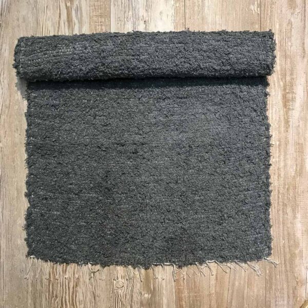 Baumwollteppich Chenille Uni – Bild 5