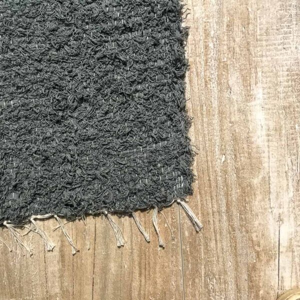 Baumwollteppich Chenille Uni – Bild 4
